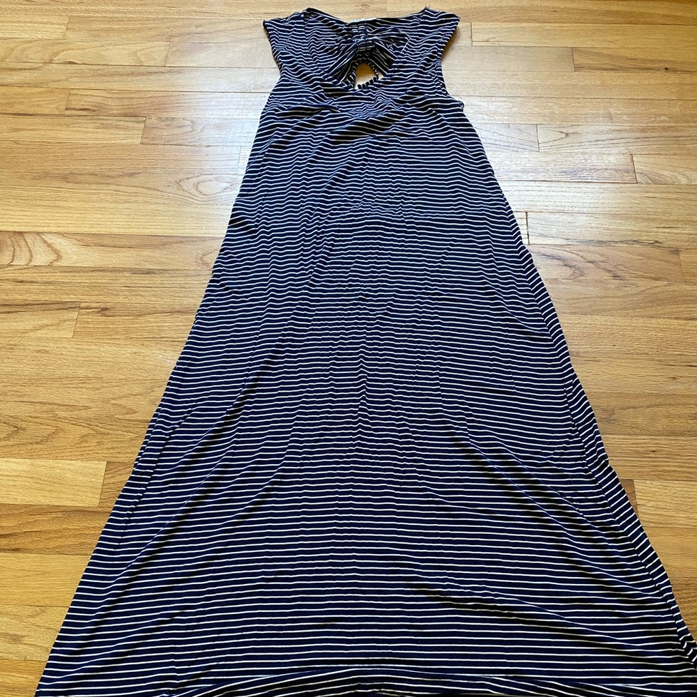 This is a women’s small striped dress.